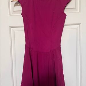 Lululemon Athletica Fuchsia Cap Sleeve Mini Dress